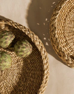 Abaca Braided Rope Tray -Bloomingville Store 20240806 SS WinterHardGoods 008 T