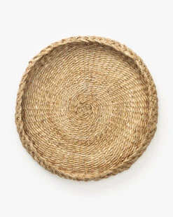 Abaca Braided Rope Tray -Bloomingville Store AbacaBraidedRopeTray MDCR2906 NAT L MAIN T