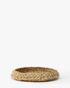 Abaca Braided Rope Tray -Bloomingville Store AbacaBraidedRopeTray MDCR2906 NAT S D1 T