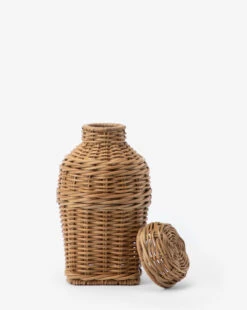 Ahnamia Wicker Jars -Bloomingville Store AhnamiaWickerJars MDCR2391 NAT S D1