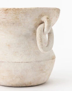 Arnette Terracotta Vase -Bloomingville Store ArnetteTerracottaVase MDCR2468 WHT 8 D1