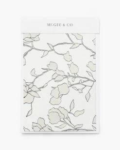 Blair Sketched Floral Wallpaper Swatch