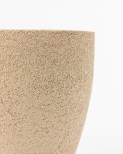 Bodie Tan Fiberstone Planter -Bloomingville Store BodieTanFiberstonePlanter MDCR2577 TAN D1