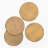 Brass Coasters (Set Of 4) -Bloomingville Store BrassCoasters Setof4 MKTN0965 BRS S4 MAIN