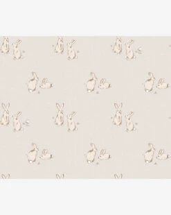 Bunnies Wallpaper -Bloomingville Store Bunnies repeat grey 2