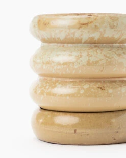 Butterscotch Stoneware Planter -Bloomingville Store ButterscotchStonewarePlanter MDCR2479 TAN OS D1