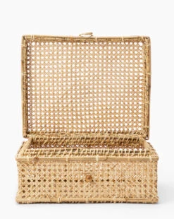 Cielo Cane Boxes (Set Of 2) -Bloomingville Store CieloCaneBoxes Setof2 MDCR2315 NAT S2 D1