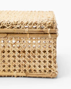 Cielo Cane Boxes (Set Of 2) -Bloomingville Store CieloCaneBoxes Setof2 MDCR2315 NAT S2 D2