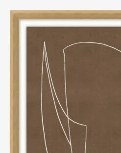 Contour Study I -Bloomingville Store ContourStudyI MART0982 BWN 20x24 D1