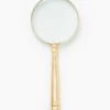 Gerard Brass Magnifying Glass -Bloomingville Store GerardBrassMagnifyingGlass MDCR2308 BRS OS MAIN