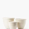 Glossy Cream Garden Pots (Set Of 3) -Bloomingville Store GlossyCreamGardenPots MDCR1804 CRM SET3 MAIN