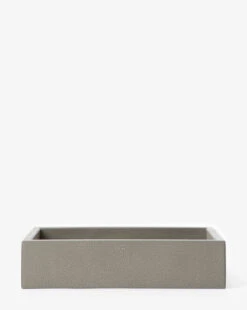 Gray Shagreen Tray -Bloomingville Store GrayShagreenTray MDCR2449 GRY OS D2
