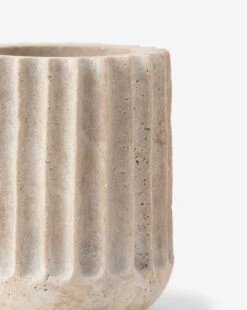 Grayson Travertine Vase 7 Grayson Travertine Vase -Bloomingville Store GraysonTravertineVase MDCR2440 TAN OS D1