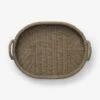 Graywash Wicker Tray -Bloomingville Store GraywashWickerTray MDCR2393 NAT OS MAIN