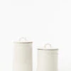 Handled Ceramic Canister -Bloomingville Store HandledCeramicCanister MDCR2149 WHT MAIN