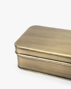 Harriet Brass Boxes (Set Of 2) -Bloomingville Store HarrietBrassBoxes Setof2 MDCR3020 BRS L D2 T