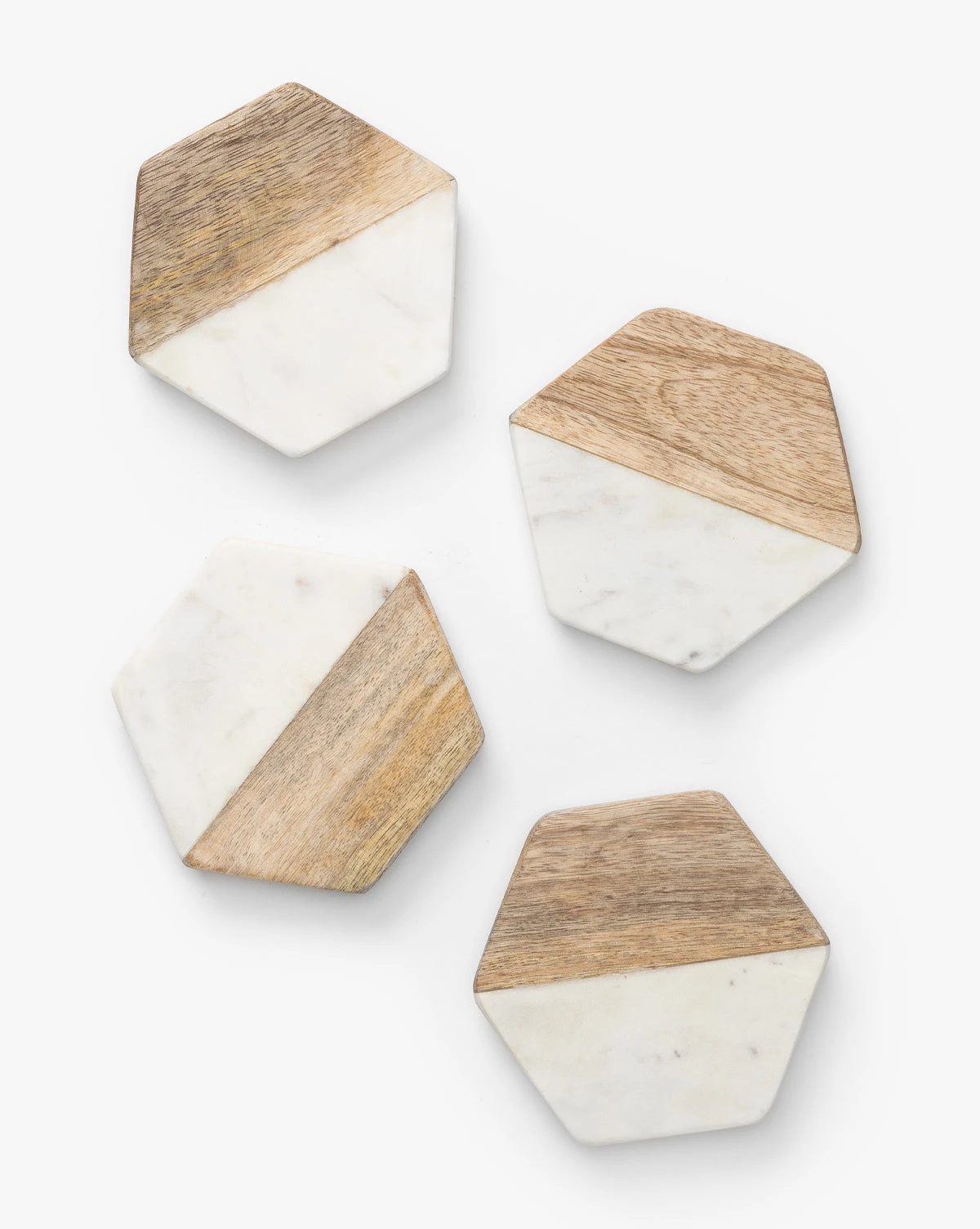 Hex Coasters (Set Of 4) 3 Hex Coasters (Set Of 4)