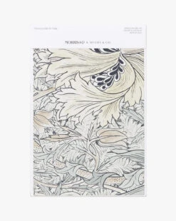 Morris & Co. X McGee & Co. Honeysuckle & Tulip Slate Blue Wallpaper Swatch