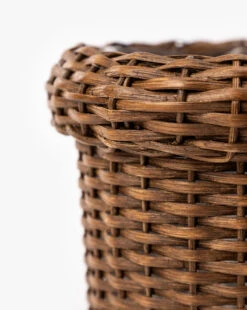 Huger Woven Planter -Bloomingville Store HugerWovenPlanter MDCR2986 BWN D1 T