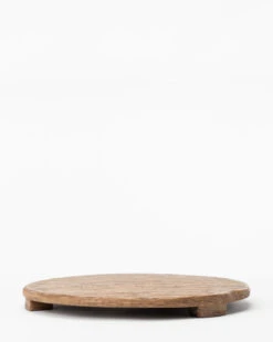 Mango Wood Carved Pedestal -Bloomingville Store MangoWoodCarvedPedestal MKTN0561 BWN L