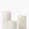 Marble Cylinder Pillars (Set Of 3) -Bloomingville Store MarbleCylinderPillars Setof3 MDCR2396 MRB S3 MAIN