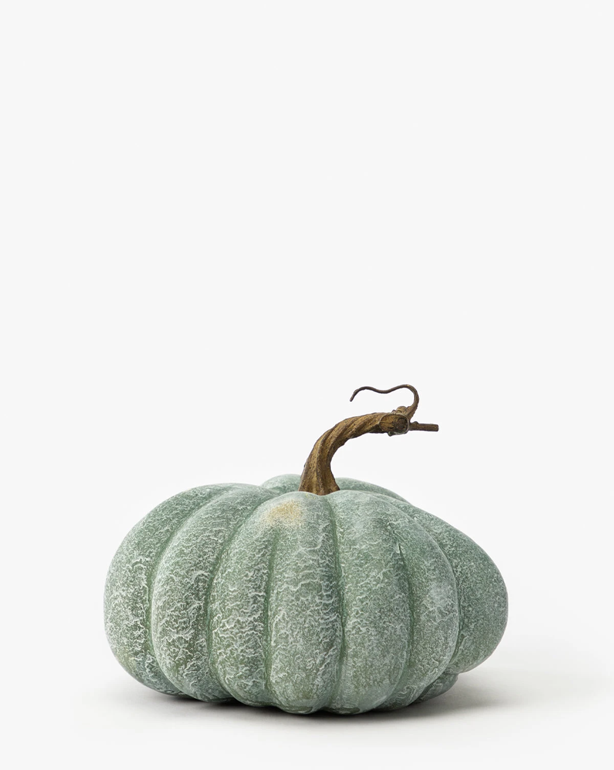 Muted Green Faux Pumpkin 3 Muted Green Faux Pumpkin