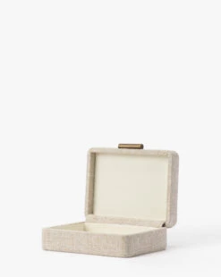 Natural Fabric Boxes -Bloomingville Store NaturalFabricBoxes MDCR2720 OWH S D1 T