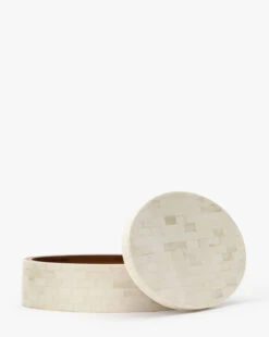 Nico Oval Bone Box -Bloomingville Store NicoOvalBoneBox MDCR2876 BNE L D1 T