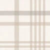 Rigby Plaid Print Wallpaper -Bloomingville Store Rigbyplaidnatural