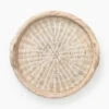 Round Wicker Tray -Bloomingville Store RoundWickerTray MDCR2285 CRM OS MAIN