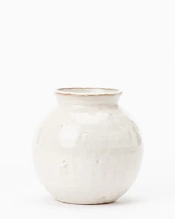 Rounded Ceramic Vase -Bloomingville Store RoundedCeramicVase M