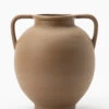 Rounded Dual Handled Vase 2 Rounded Dual Handled Vase -Bloomingville Store RoundedDualHandledVase MDCR2078 BWN OS MAIN