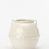 Rounded White Vase -Bloomingville Store RoundedWhiteVase