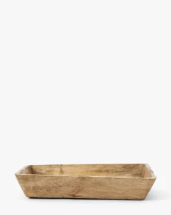 Scalloped Wood Tray -Bloomingville Store ScallopedWoodTray MDCR3112 BWN OS MAIN T