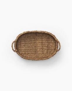 Seagrass Oval Tray -Bloomingville Store SeagrassOvalTray MDCR2857 NAT S D1 T