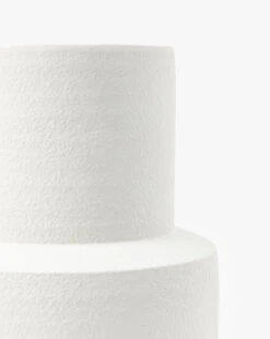 Smooth Matte White Glaze Vase -Bloomingville Store SmoothMatteWhiteGlazeVase MDCR2587 WHT OS D1