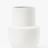 Smooth Matte White Glaze Vase 2 Smooth Matte White Glaze Vase -Bloomingville Store SmoothMatteWhiteGlazeVase MDCR2587 WHT OS MAIN 3018e551 2077 43f2 90b5 b24660675472