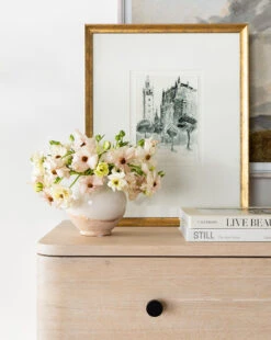 White Washed Ceramic Pot -Bloomingville Store Styled Dresser 5 57cf7b60 87af 419a b950 adfc0907f4d2