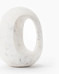 White Marble Sculpture -Bloomingville Store WhiteMarbleSculpture MDCR2474 WHT OS D1
