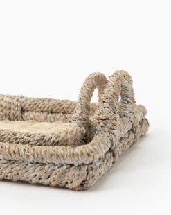 Whitewashed Handled Tray -Bloomingville Store WhitewashedHandledTray MDCR2287 GRY D2