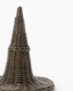 Wicker Witch Hats (Set Of 2) 8 Wicker Witch Hats (Set Of 2) -Bloomingville Store WickerWitchHats Setof2 MDCR2441 DGY S2 D1 T