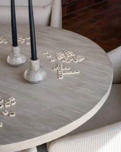 Bloomingville Marble Shaped Taper Holder -Bloomingville Store WinterCatalog59