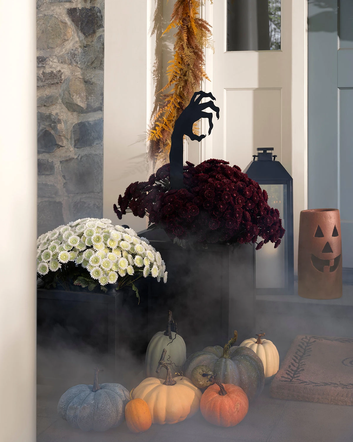 Muted Green Faux Pumpkin 5 Muted Green Faux Pumpkin - Image 3