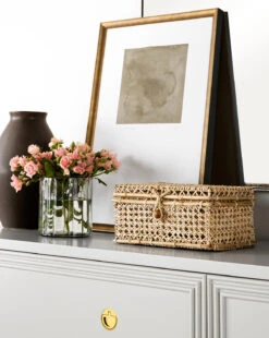 Cielo Cane Boxes (Set Of 2) -Bloomingville Store studiomcgee BairdDresser 008