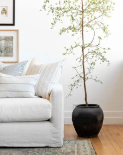 Brushed Charcoal Vase 10 Brushed Charcoal Vase -Bloomingville Store vintage56